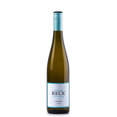 Riesling QbA trocken vom Weingut € 8,99 Beck