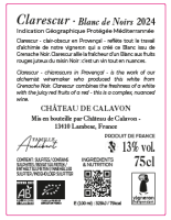 Clarescur Blanc de Noir BIO 2024